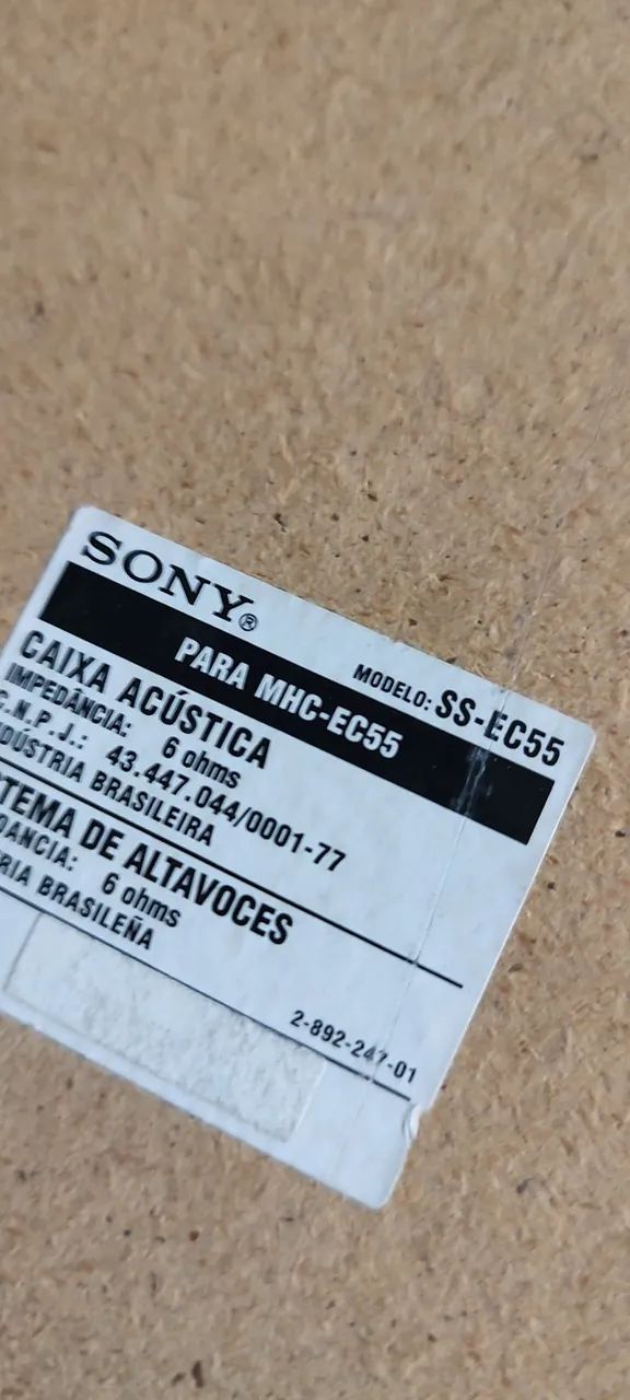 Twitter original Sony 1 unidade original caixa EC55 - Foto 2