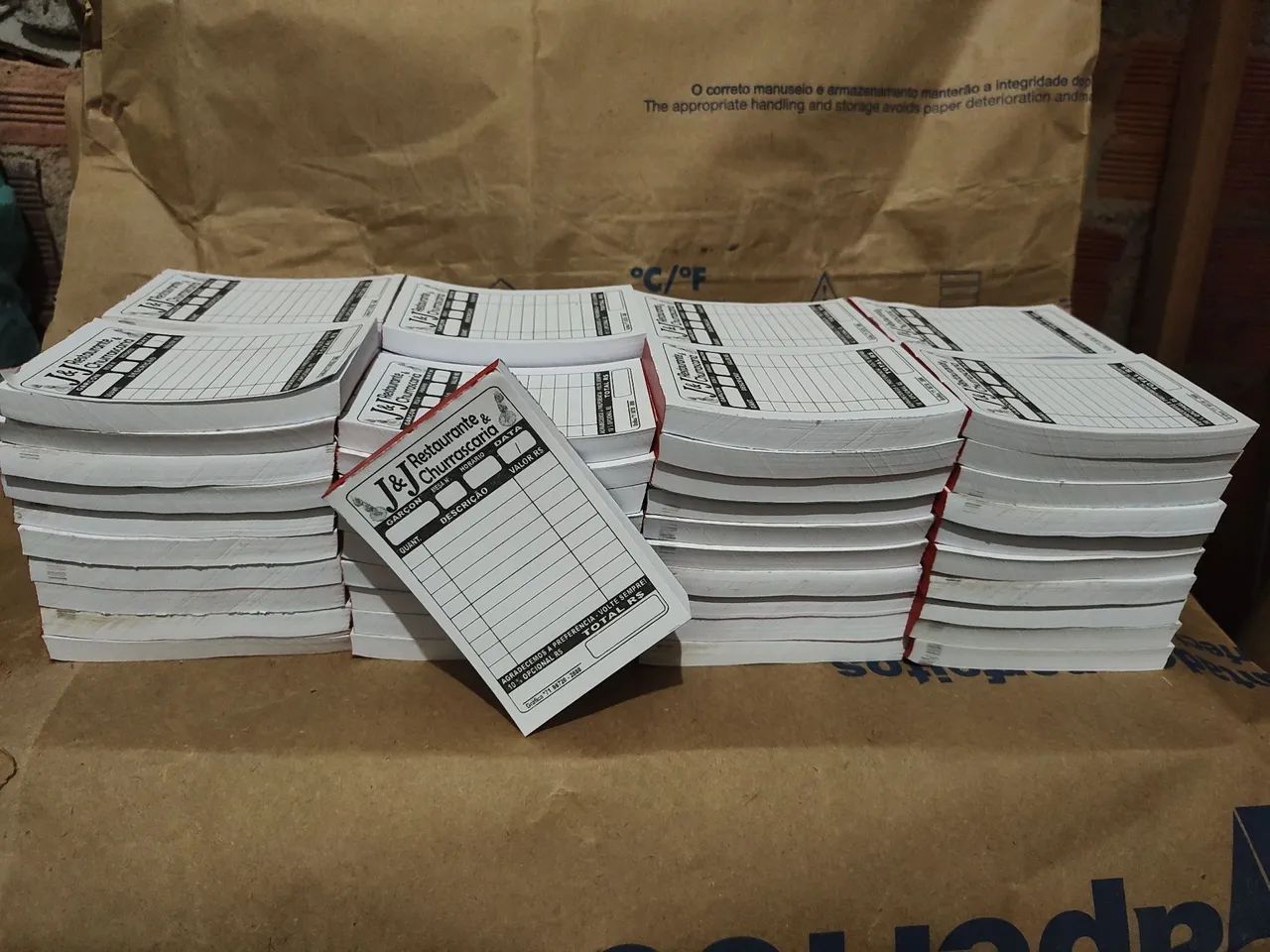 Comandas de mesa - Blocos de Pedido para churrascaria, padaria, LANCHONETE E MUITO MAIS  - Foto 4