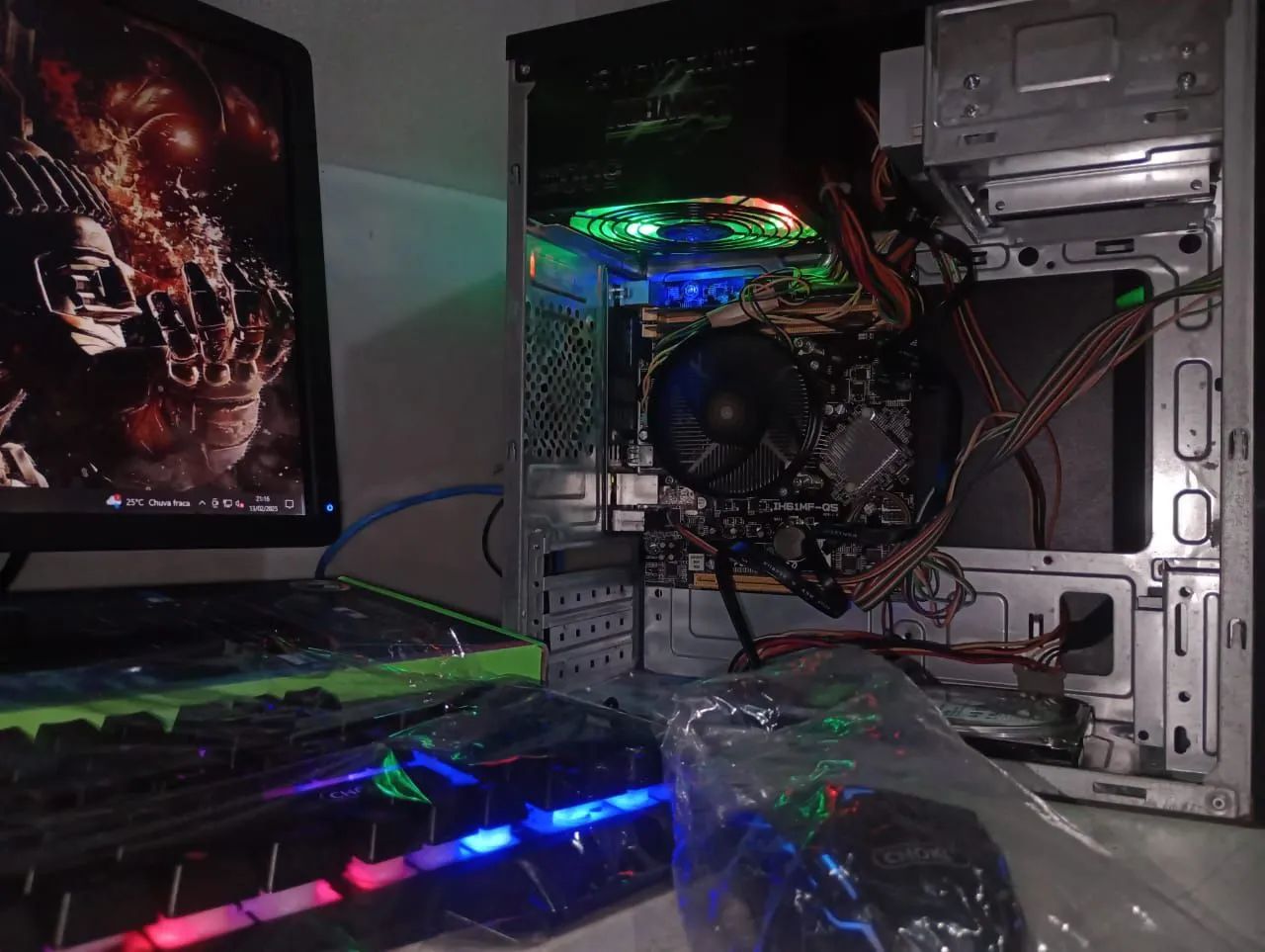 PC COMPLETO CORE I7 / 8GB DE MEMÓRIA/ SSD120GB/HD1TB/MONITOR 19.8"/TECLADO E MOUSE( leia ) - Foto 3