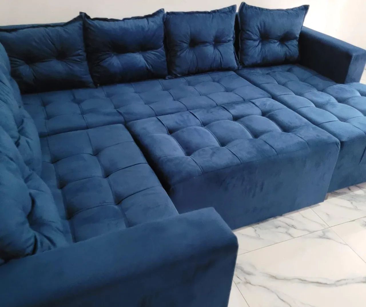 Sofá de canto 7 lugares com chaise  - Foto 4