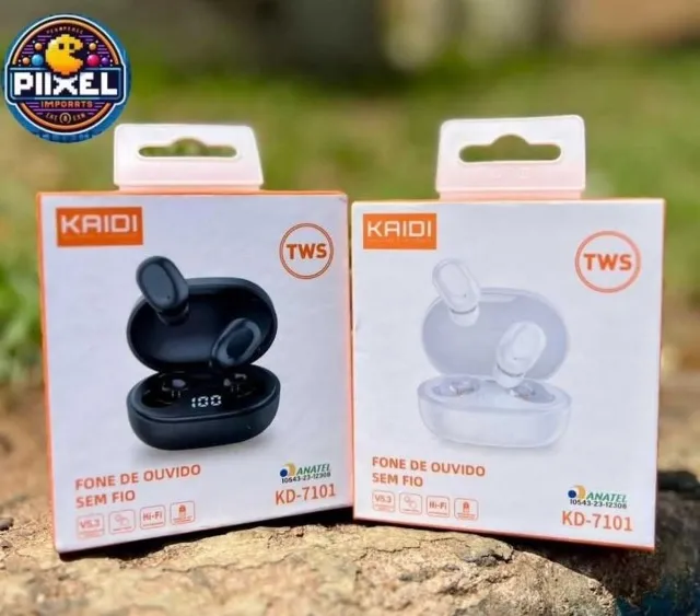 Fone Bluetooth KD-7101 Sem Fio - Novo - Lacrado - Entregamos no DF