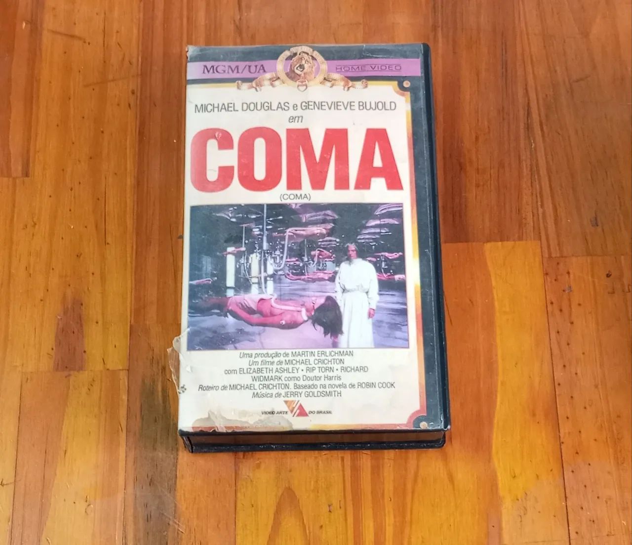 Fita VHS filme Coma