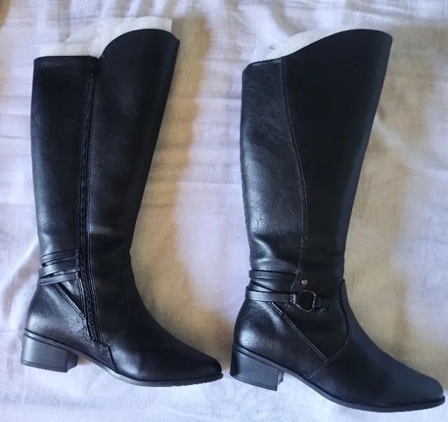 Bota preta Confort Flex  - Foto 2