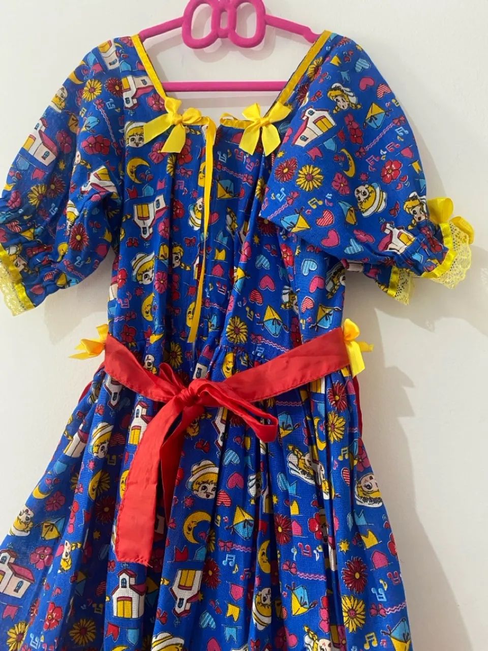 Vestido Festa Junina Infantil - 6 anos  - Foto 4