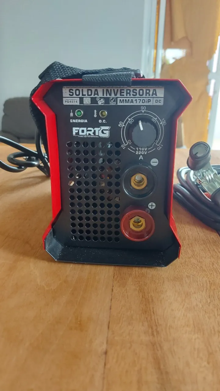 Máquina de Solda Inversora MMA170iP 170A Compacta Bivolt FORTG