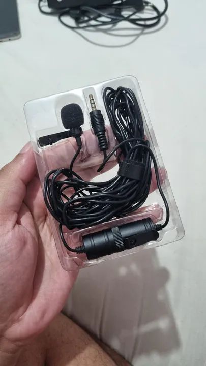 Microfone de Lapela Arcano Choi para Celular, Câmera e Gravação de Áudio - Foto 2