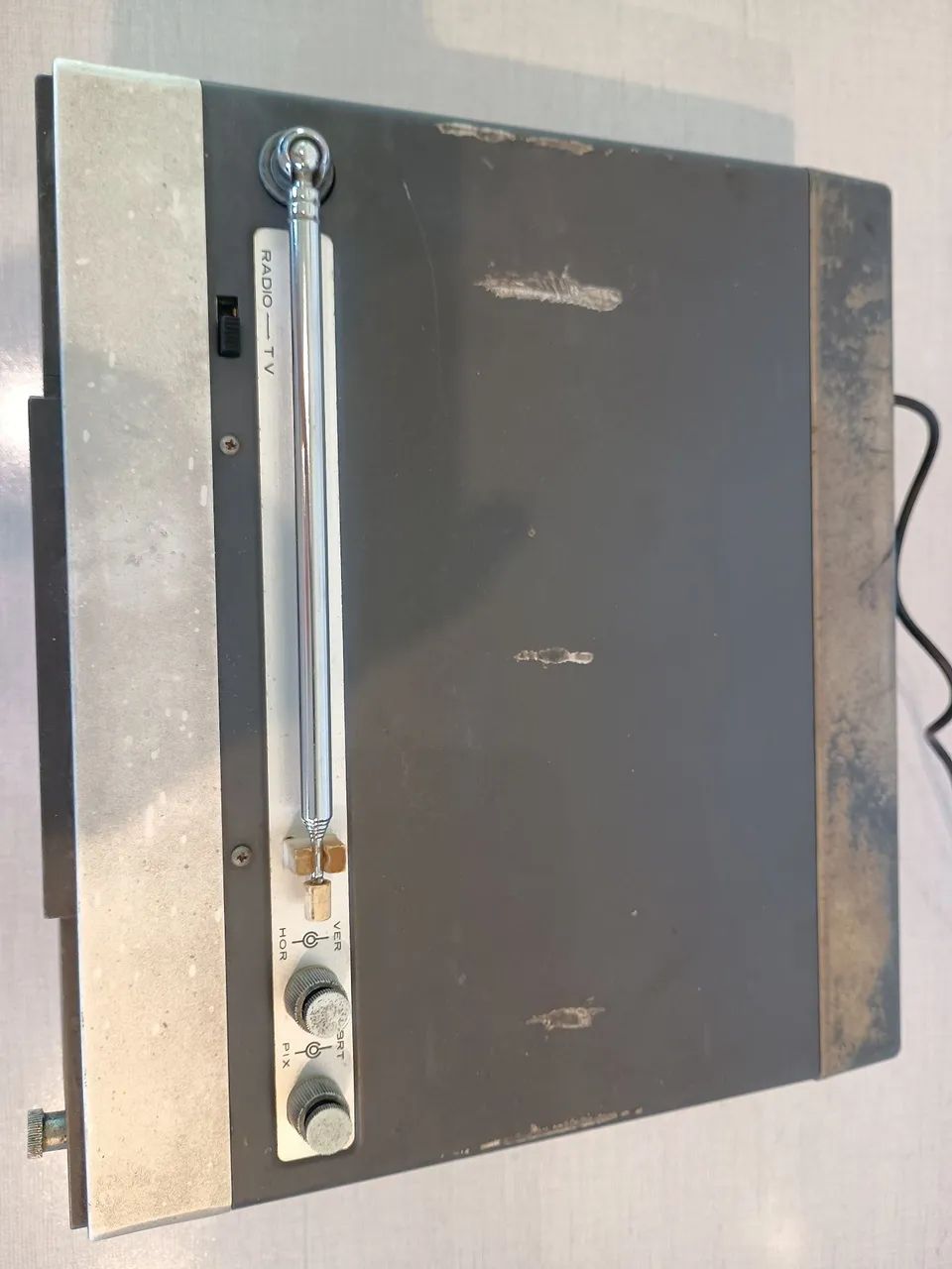 Tv com rádio crown ctv-12 funcionando vintage  - Foto 4