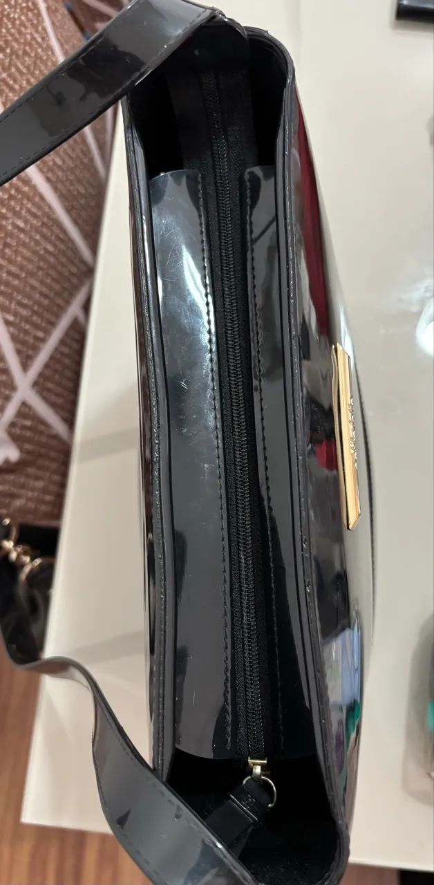 Bolsa Petite Jolie. Preta com alça  - Foto 3