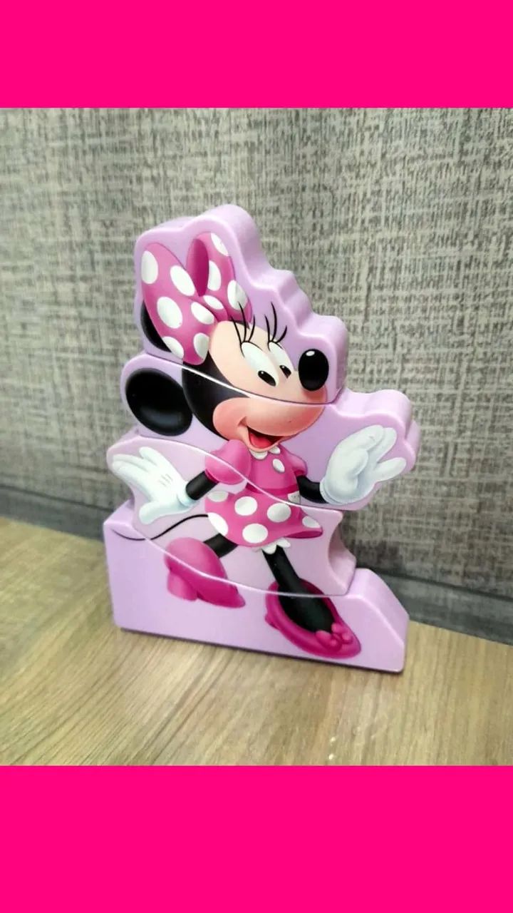 Quebra-cabeça Minnie original disney - Foto 2