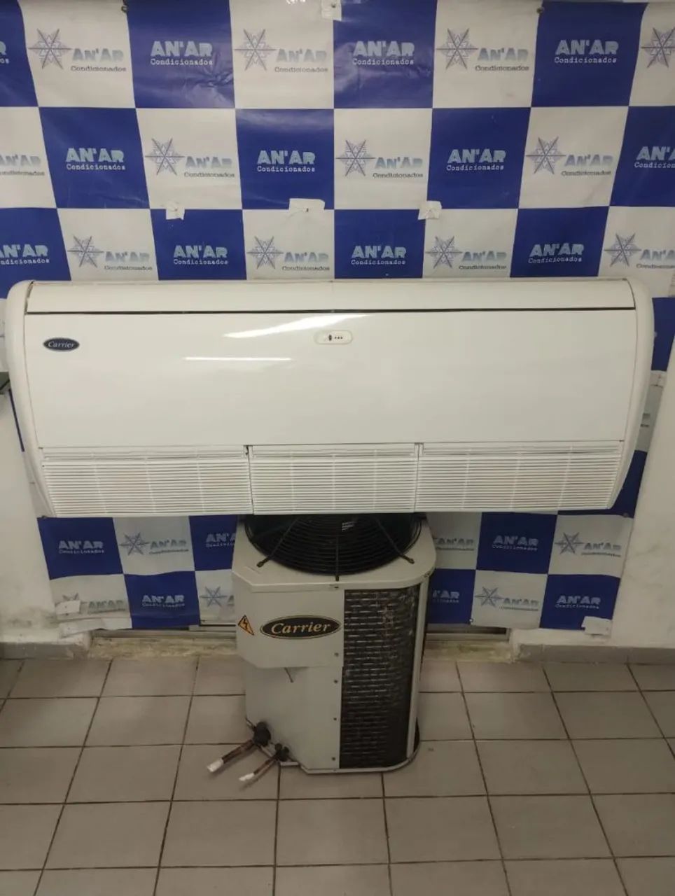 Ar condicionado Split Piso-Teto Carrier space 60.000 BTUS só Frio 220V trifásico  - Foto 2