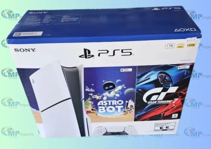 Loja MP Imports: Console Playstation 5 Slim - Midia Fisica Pacote ASTRO BOT e Gran Turismo - Foto 4