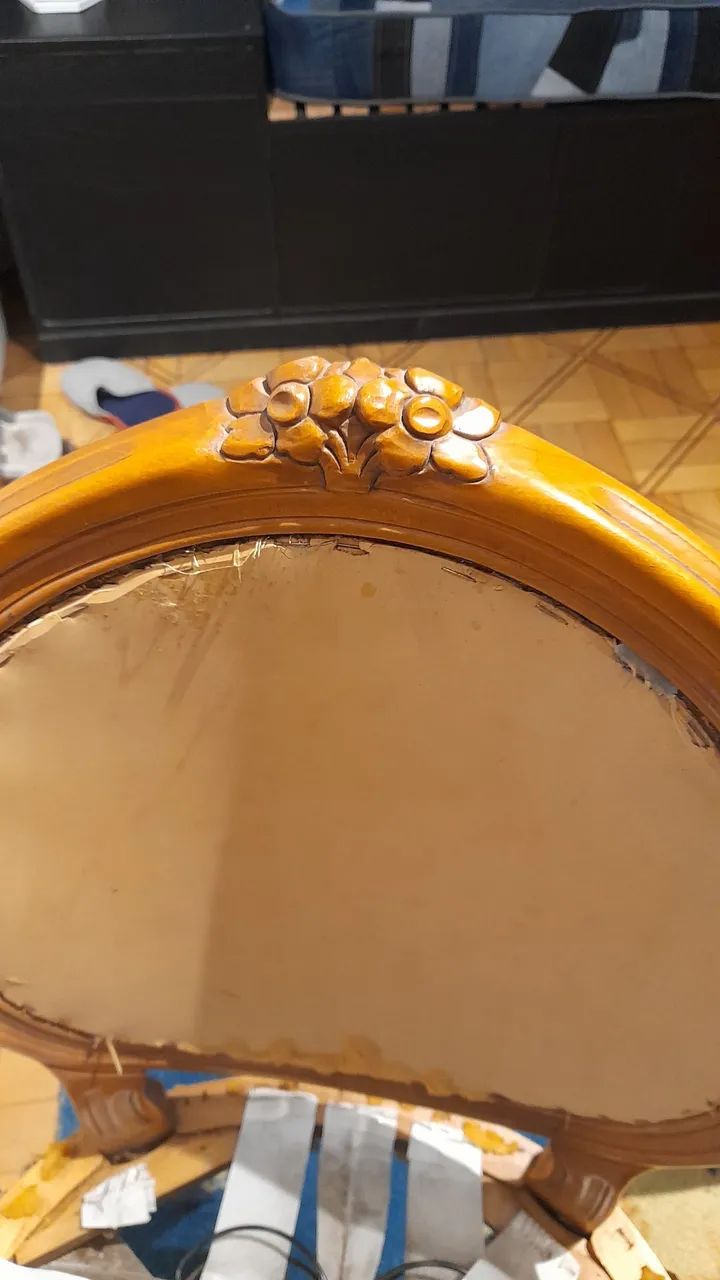2 Cadeira antigas estilo provençal  - Foto 3
