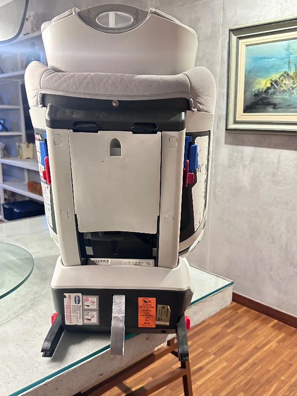 Cadeirinha Infantil Chicco Isofix 56951 - 0+, I, II - Até 25kg - Impecável - Asa Sul - Foto 6