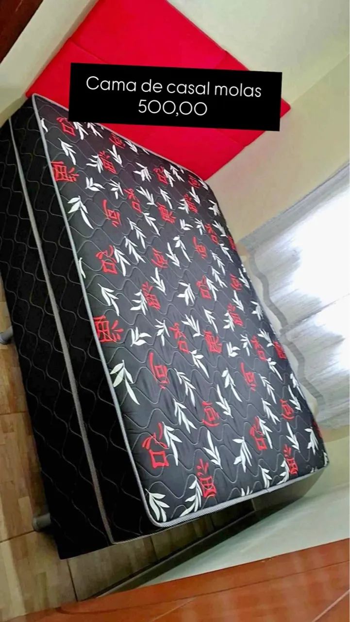 Cama de casal molas - Conforto e Qualidade!