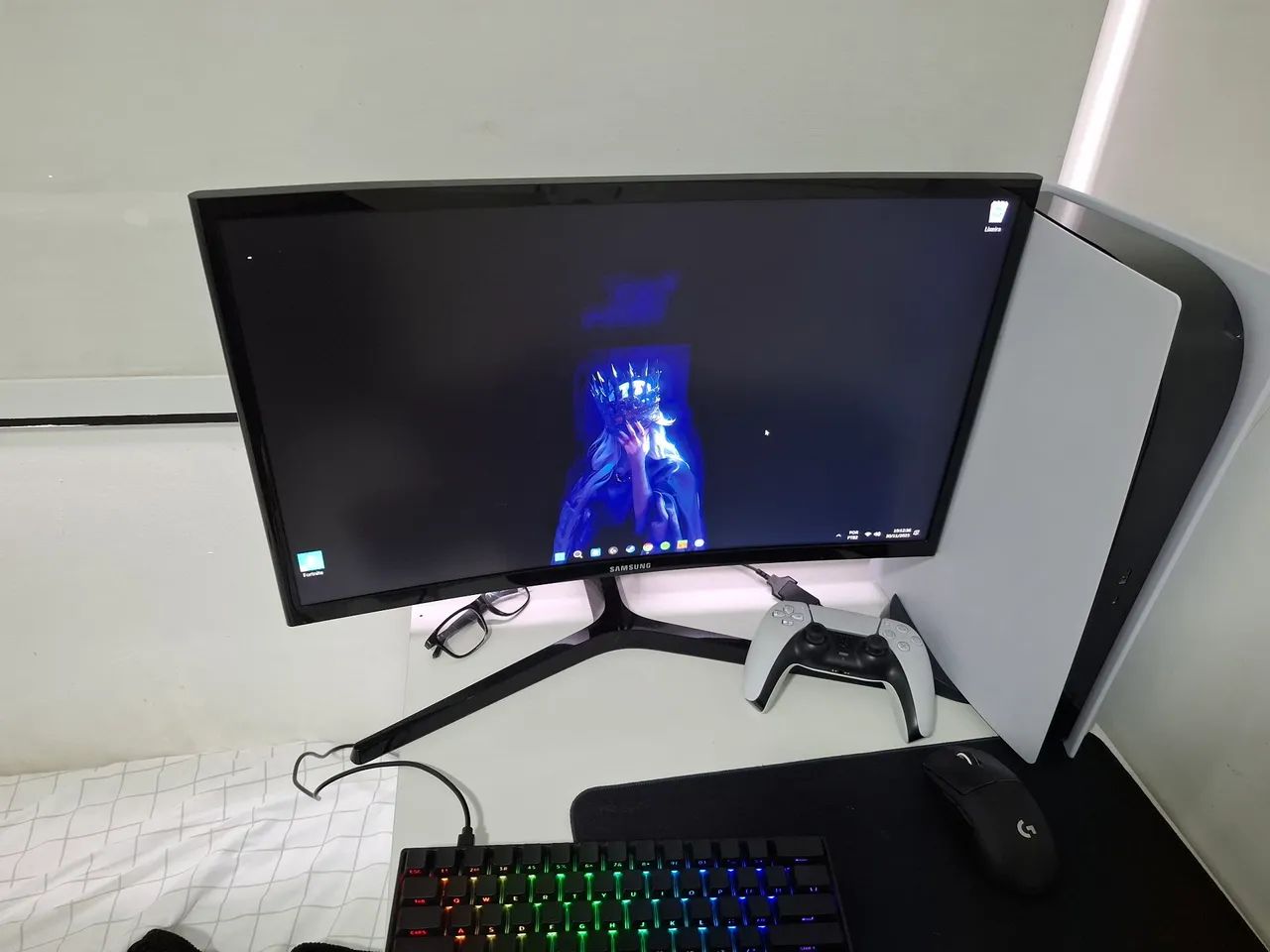 Monitor Gamer Sansung 144hz Curvo - Foto 3
