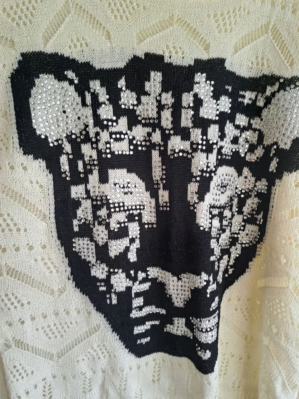 Camiseta de Malha com Estampa de Leão - Foto 2