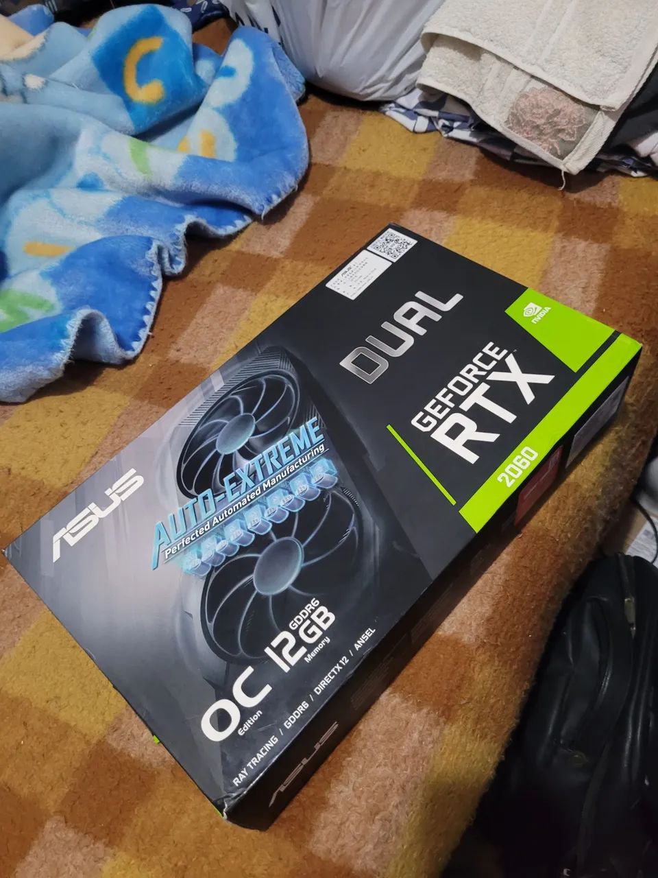 Placa de Vídeo ASUS GeForce RTX 2060 Dual OC 12GB GDDR6