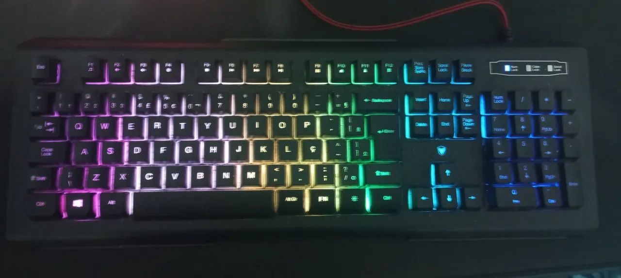 Kit teclado mouse + mouse ped