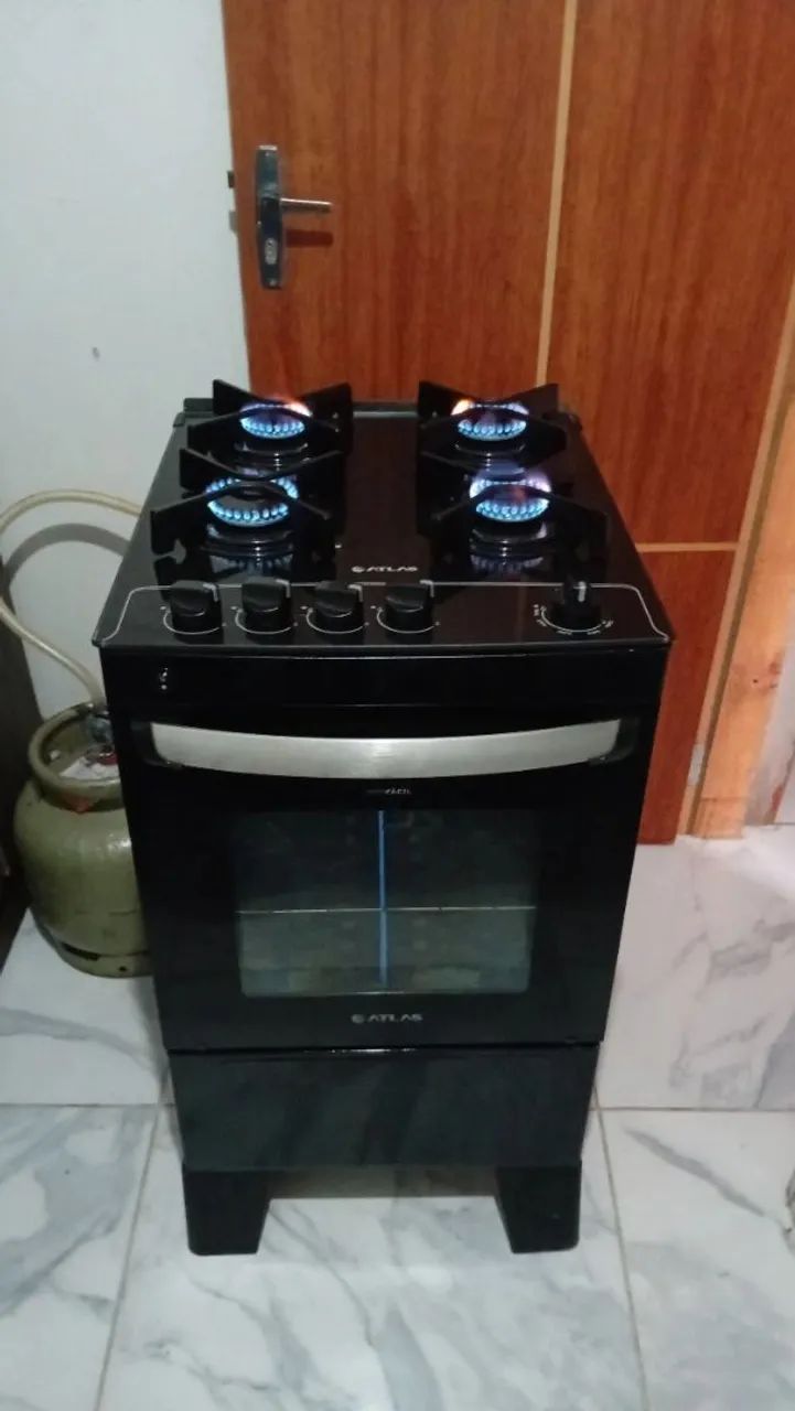 Fogão 4 Bocas Mesa de Vidro