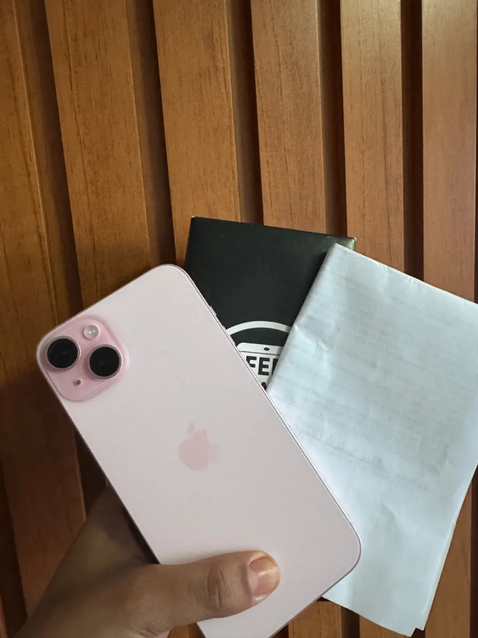 iPhone 15 Plus Titânio Rosa 