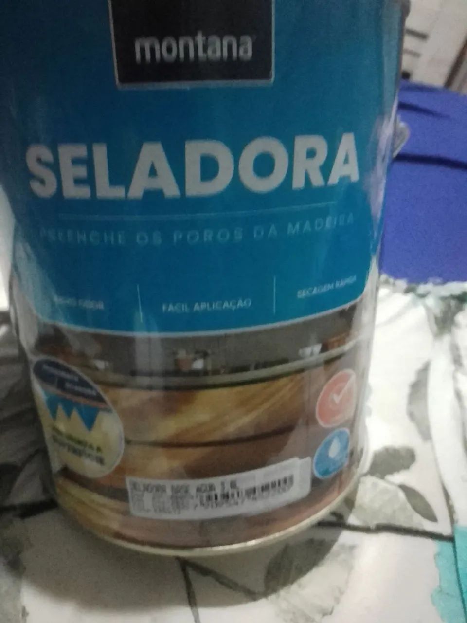 Seladora Para Madeira Base Água Incolor 3,6l - Montana  lacrado - Foto 2