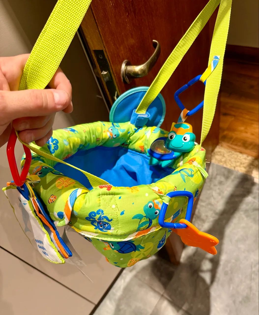 Balanço e pupa pula de porta pra bebê  - Foto 2