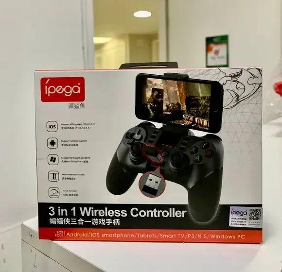 Controle para Celular Android Smart TV PC 3 em 1 Gamepad Bluetooth IPEGA PG-9076 Original  - Foto 5
