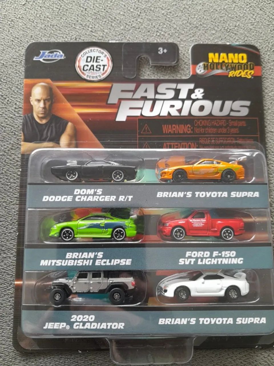 Mini Carros Velozes E Furiosos Nano Hollywood Rides Jada