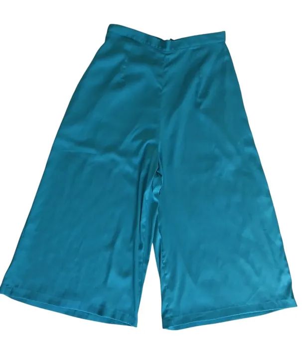 Calça Antix Pantacourt verde turquesa - TAM P