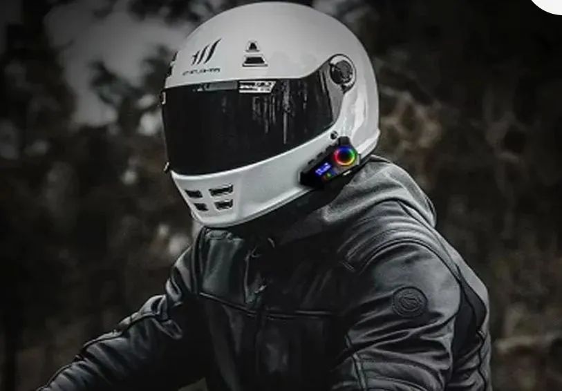 intercomunicador ou fone de ouvido Bluetooth para capacete de motocicleta