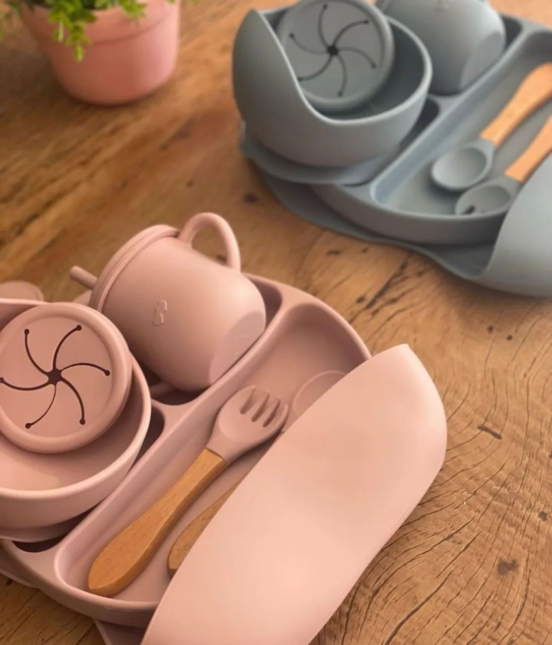 Kit de alimentação para bebê em silicone - Foto 2