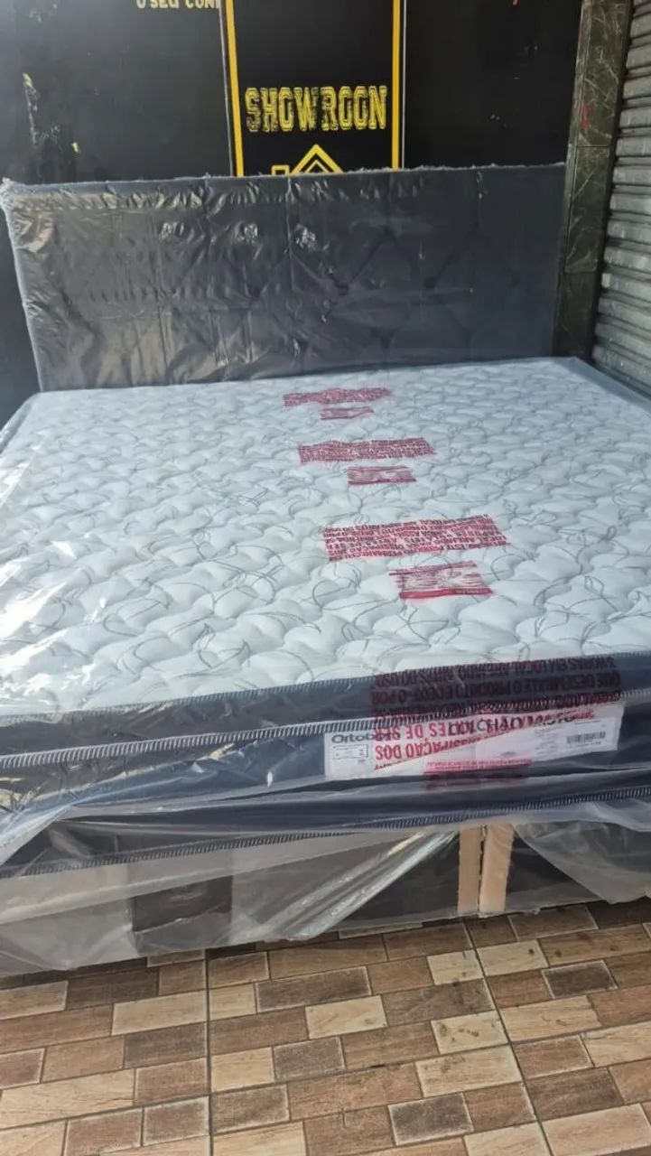CAMA BOX SUPER KING ORTOBOM 