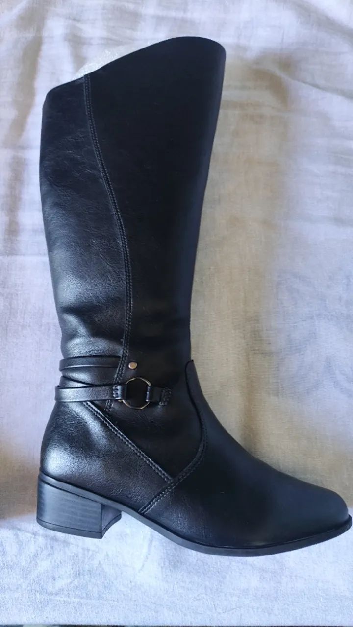 Bota preta Confort Flex 