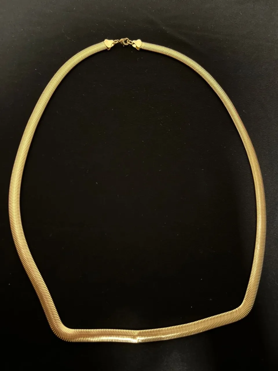Corrente banhada a ouro 18k Cobra 6mm
