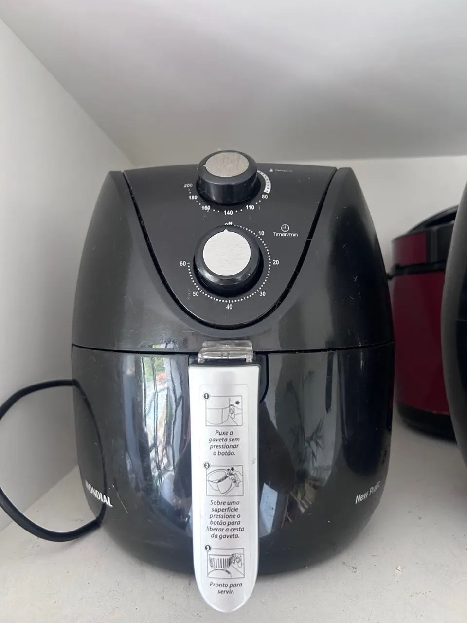 Fritadeira Elétrica Mondial Air Fryer New Pro 2,5L