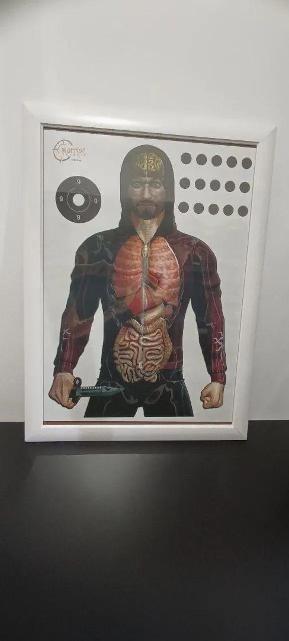 MOLDURA DE VIDRO - Branca 48cmx68cm - Foto 2