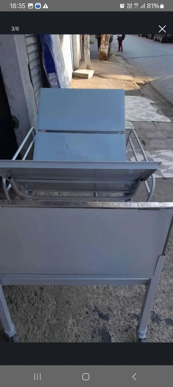 Cama hospitalar com duas  manivelas - Foto 4