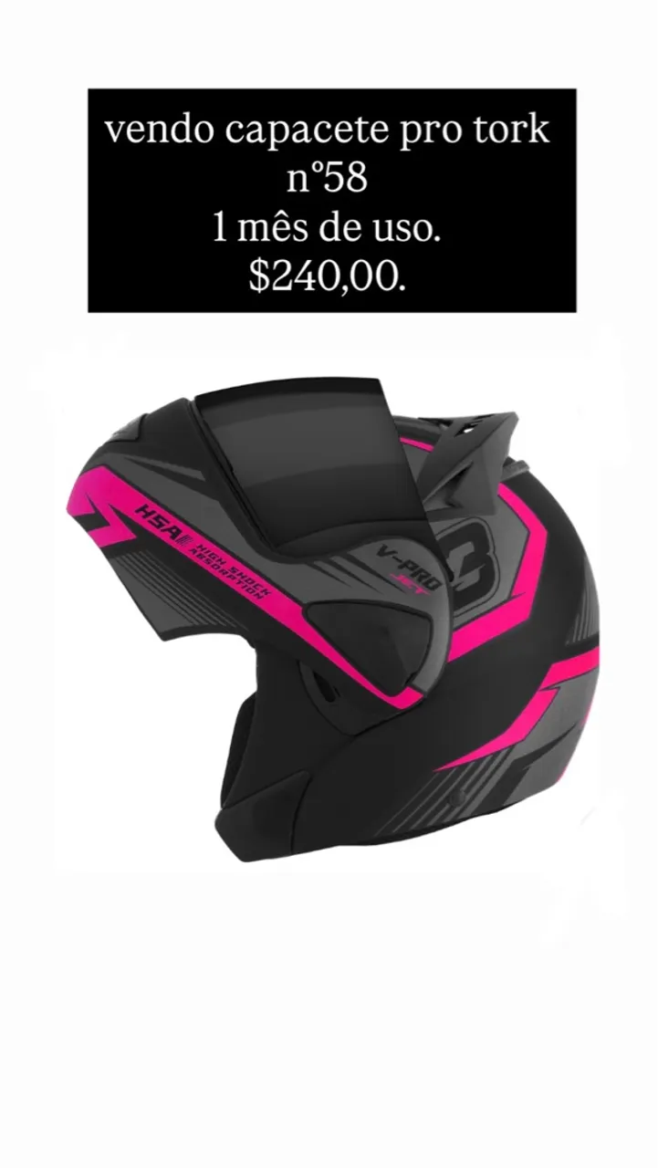 Capacete Pro Tork V-Pro Jet n°58