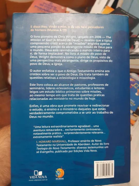 Livro A Missão do Povo de Deus - Christopher J.H. Wright - Foto 2