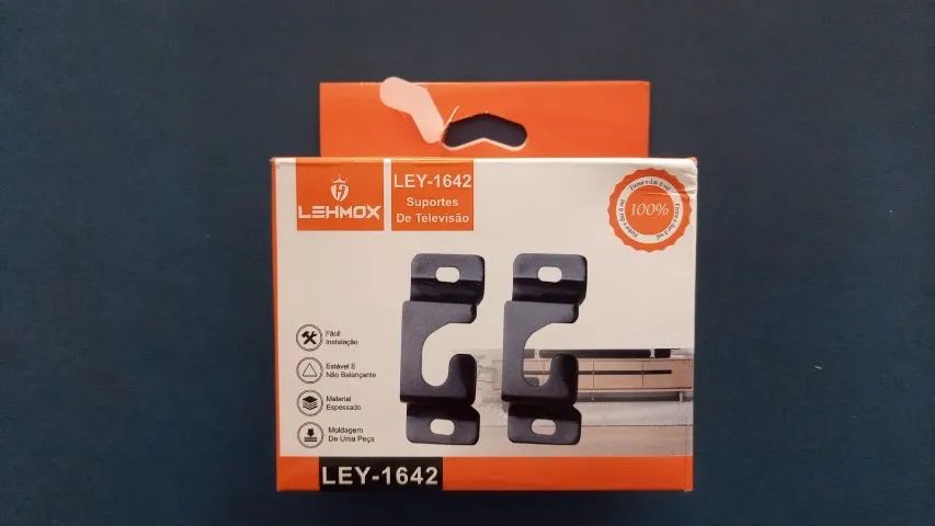 SUPORTE DE TELEVISÃO LEY-1642 LEHMOX NOVO LACRADO FRETE GRÁTIS PARA MACEIÓ