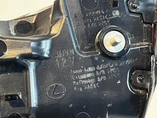 Lanterna Tampa Lexus Es350 L.e 2018 2019 / Original - Foto 9