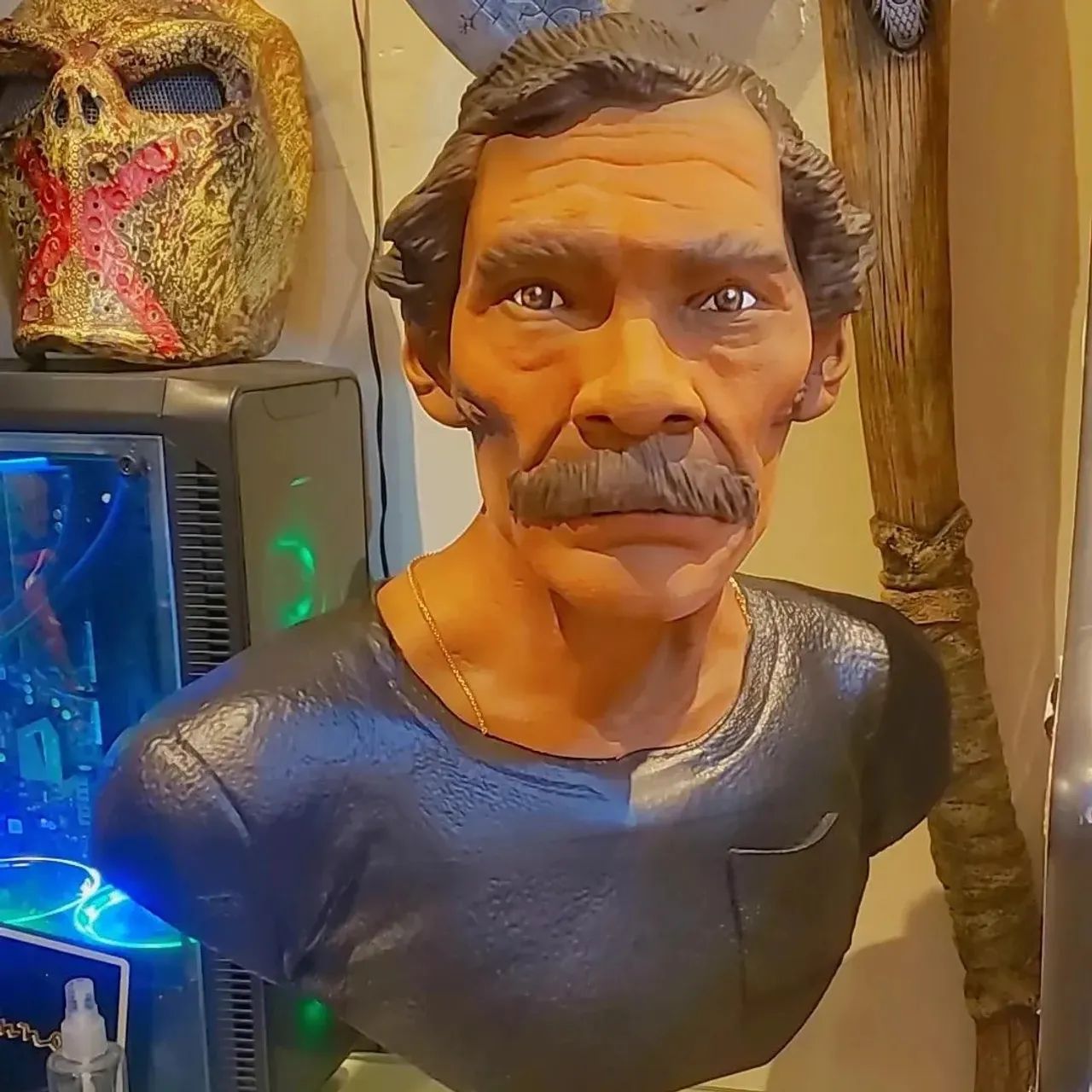 Busto Seu Madruga feito em impressão 3D action figure  - Foto 2