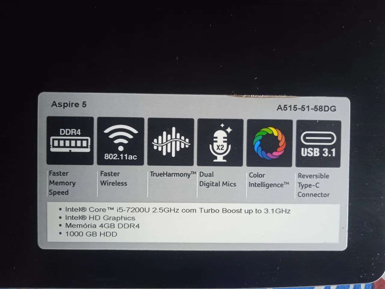 Notebook Acer i5  - Foto 2