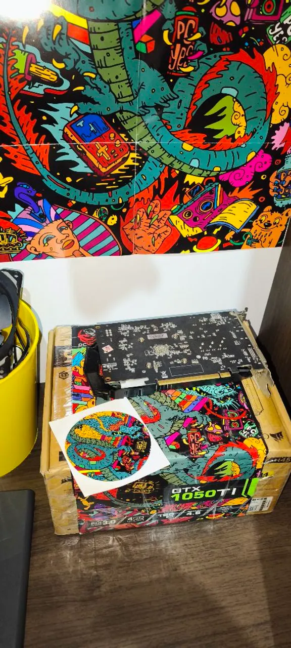Placa de Vídeo GTX 1050Ti DDR5 4GB