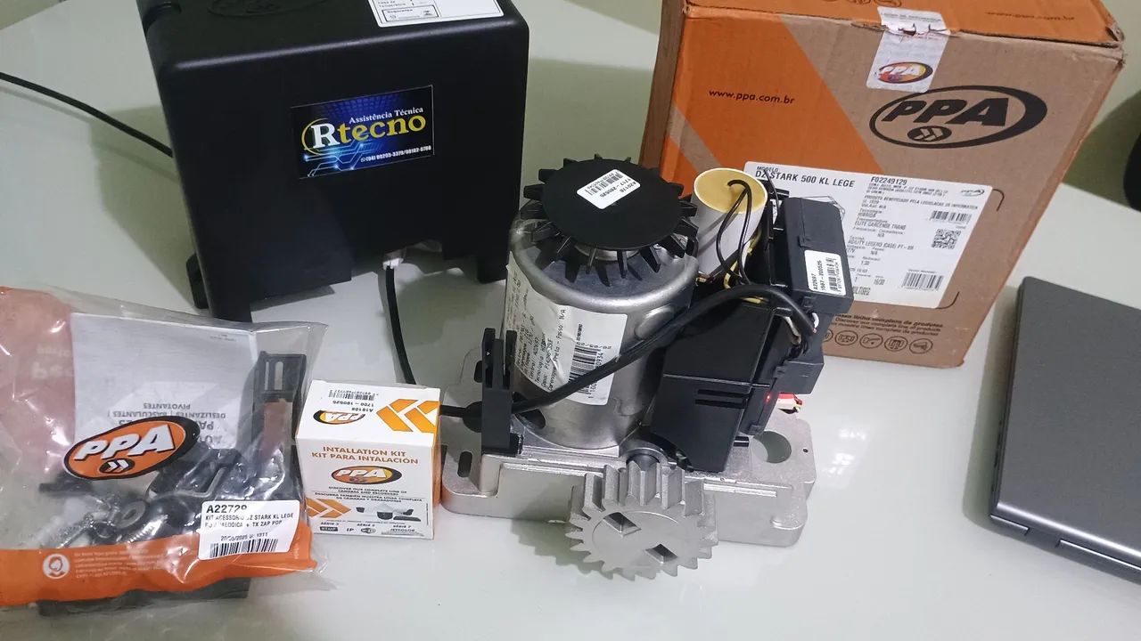 Motor de portão eletrônico garagem segurança eletrônica  - Foto 3