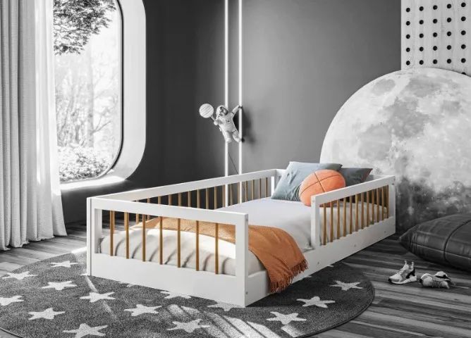 Cama Solteiro Tamanho Padrão Baixa com Grade. Produto Novo Direto de Fábrica P/Sua Casa. - Foto 4