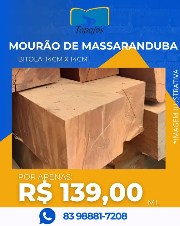Mourão de Massaranduba na Tapajós Madeiras