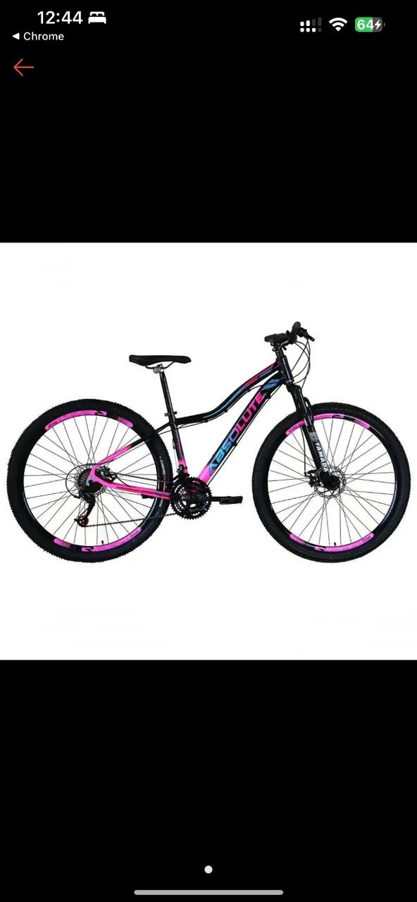 ?Bicicleta Aro 29 Absolute Hera Feminina Alumínio 21v Freio A Disco Garfo Suspensão Preto