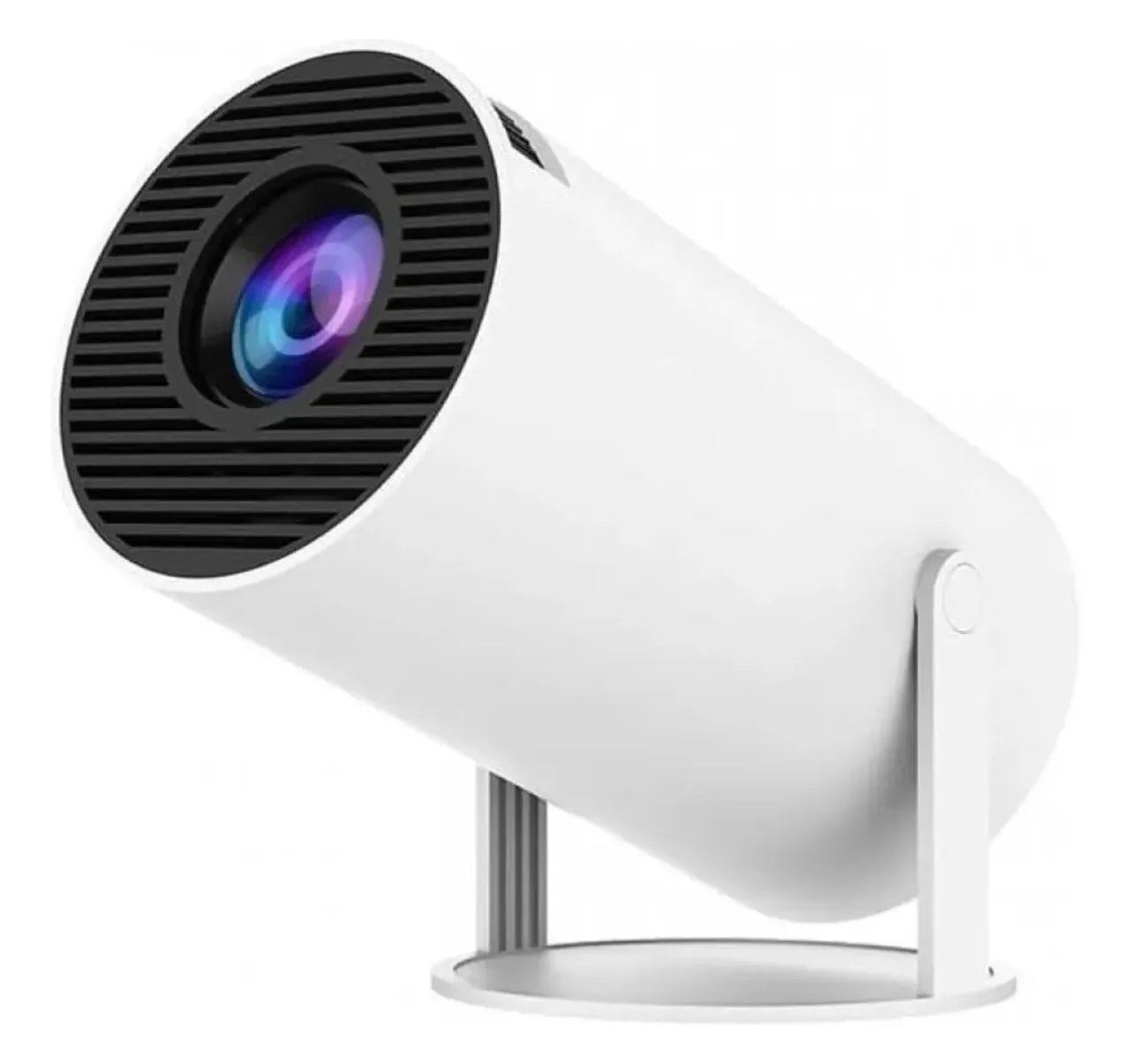 Projetor Interestelar Hy300 Mini Branco Netflix Wi-fi