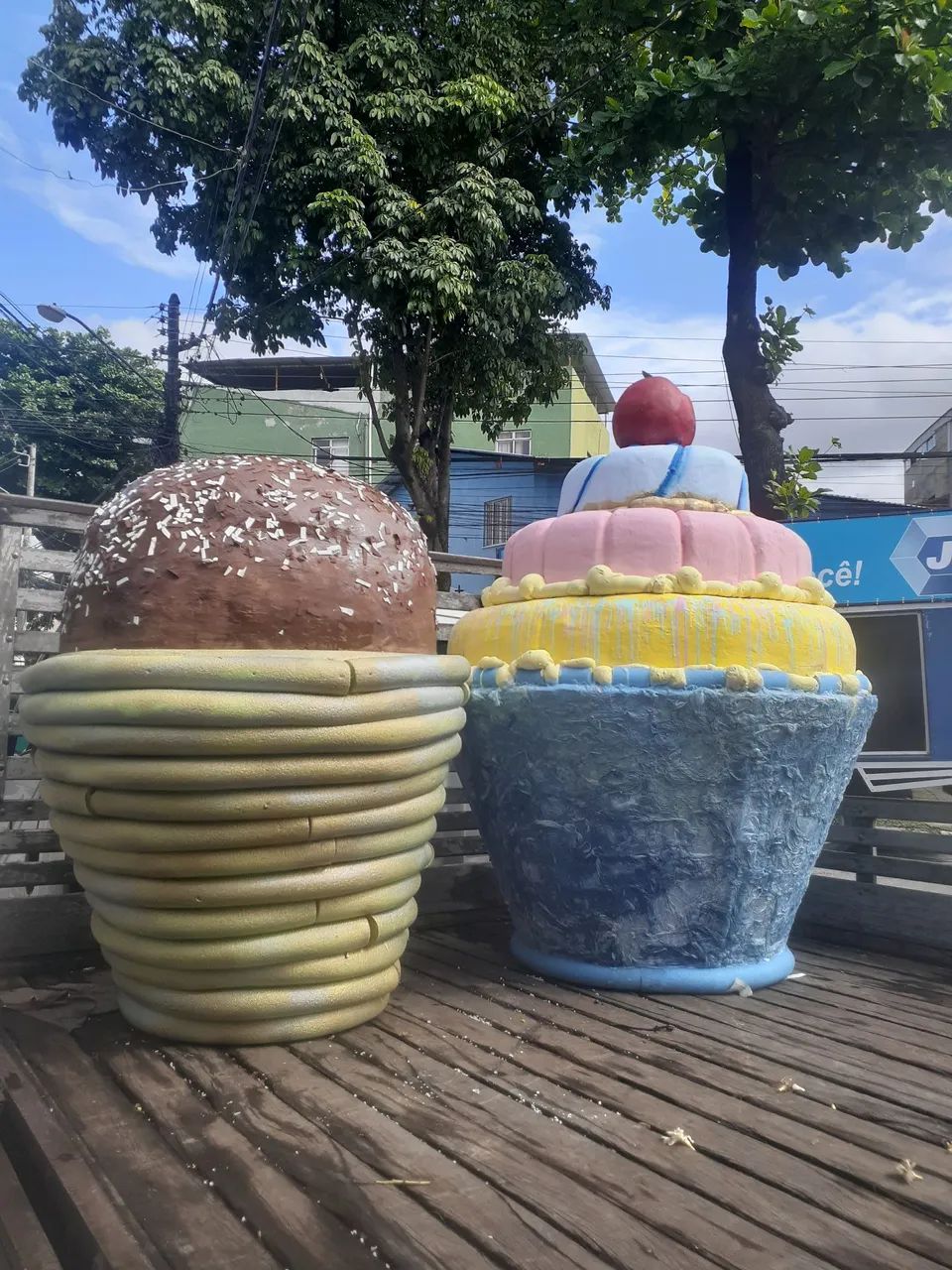 Escultura Decorativa de Pizza Chef - Foto 4